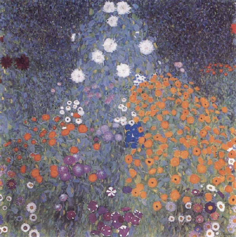 Gustav Klimt Flower Garden Germany oil painting art